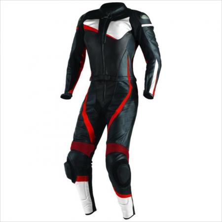 Traje de carreras de motocicleta de una pieza Traje de cuero transpirable de cuero genuino de piel de vaca