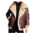 Ladies leather fur jacket