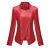 Classic Design Ladies Faux Artificial Leather Fashion Jacket