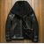 New Men leather fur jacket