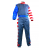 2020 Edition Captain U.S.A Double Layer Sfi 3.2a/5 Rated Fire Suit Navy Blue