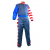 2020 EDITION CAPTAIN U.S.A DOUBLE LAYER SFI 3.2A/5 RATED FIRE SUIT Navy Blue