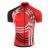 Deko Cycling Jersey Mens Short Red/Black