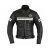 Profirst 2 Line Leather Motorcycle Jacket (Black)