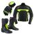 Profirst Moto Jacket Leather Shoes And Matching Gloves (Green)