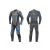 Shua Infinity 1PC Leather Suit (Black/Blue)