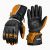 Profirst Bike Racing Leather Gloves (Orange)