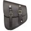 605 - Motorbike leather Solo Bag